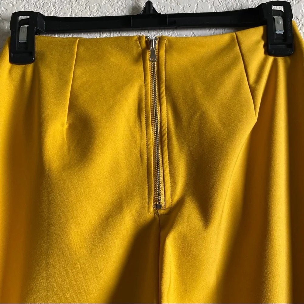 NEW Tiger Mist Kinsley Mustard Pants High Rise - Picture 8 of 9